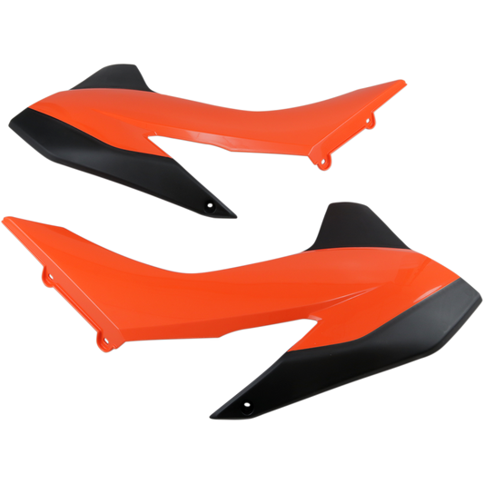 ACERBIS RADIATOR SHROUD- SX 16 ORANGE/BLACK 2314255225
