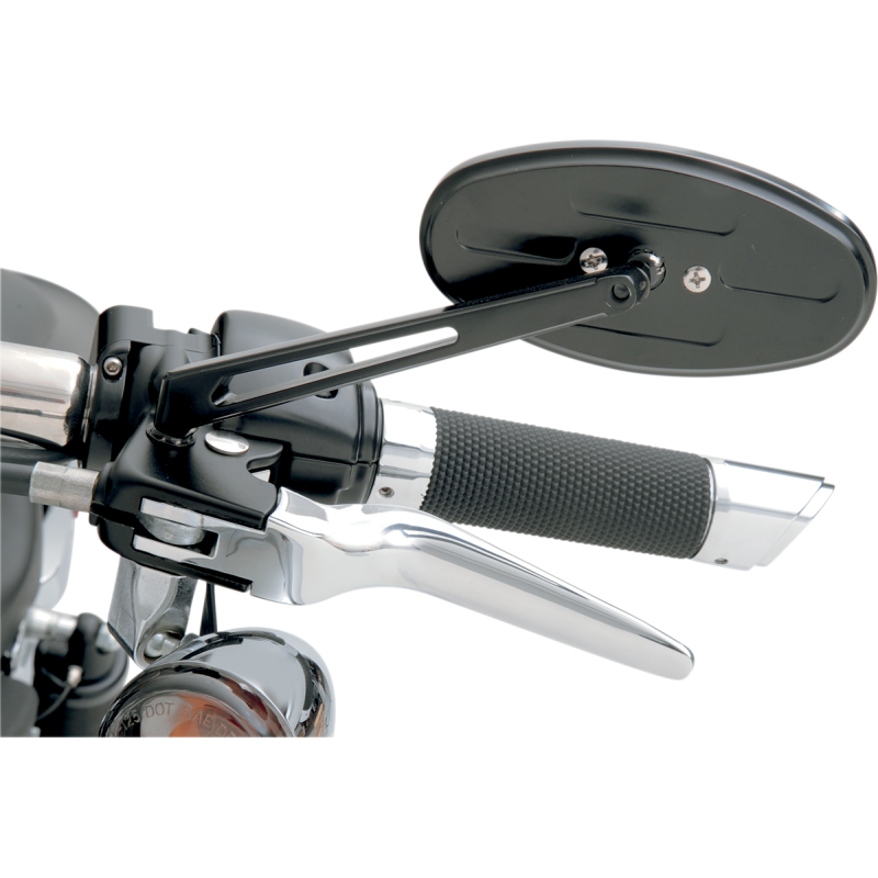 DRAG SPECIALTIES STEALTH II MIRROR BLACK (EA) 0640-0286