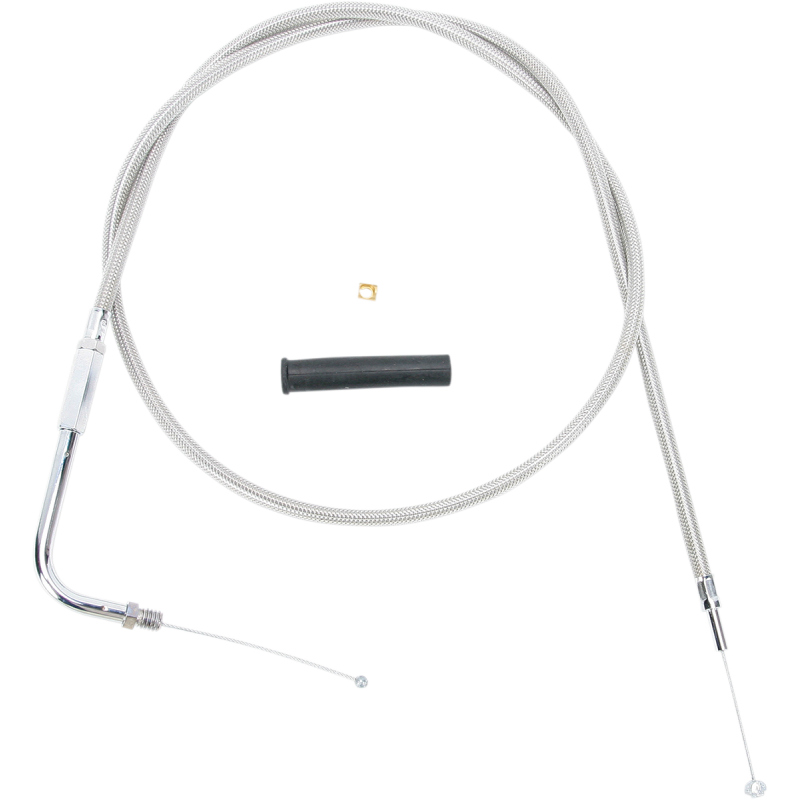 DRAG SPECIALTIES PRE96 S/STEEL THROTTLE CABLE 5331104B