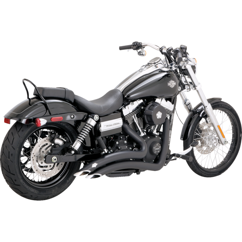 VANCE & HINES 06-09 DYNA BIG RADIUS BLK 46081