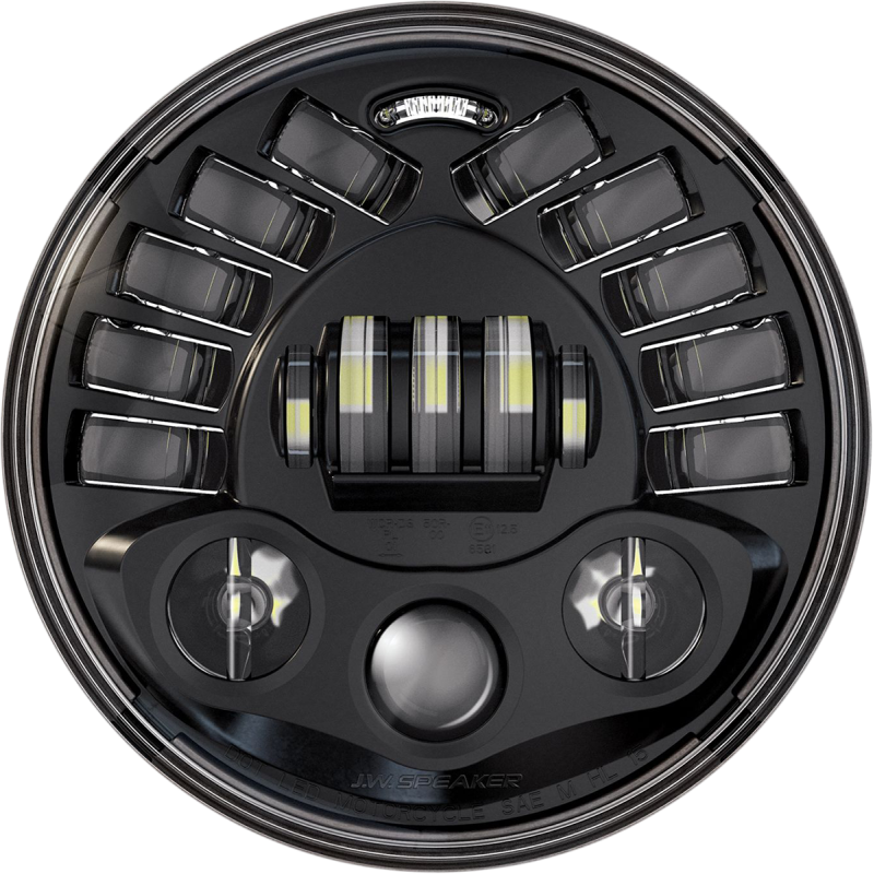 CUSTOM DYNAMICS HEADLIGHT PB ADPT 7" BLK PB-7A-14-B