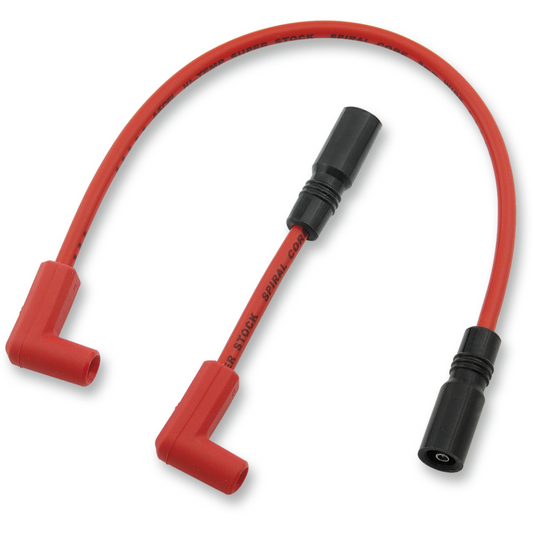ACCEL 00-17 FXST 8MM SPARK PLUG WIRE SET RED 171100-R