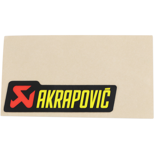 AKRAPOVIC HORIZONTAL STICKER 70X21MM H/R AKRAPOVIC P-HST4PO