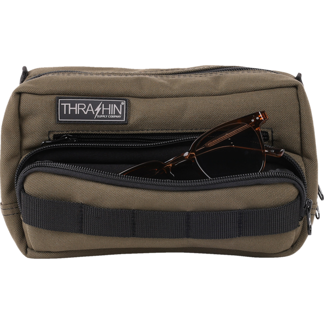 THRASHIN SUPPLY CO. BAG HANDLEBAR TSC PLUS GREEN THB-0010