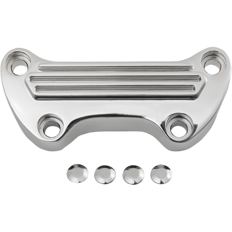DRAG SPECIALTIES FINNED H/BAR CLAMP (EA) 0603-0003