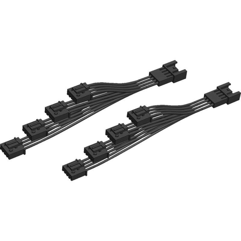 CIRO LLC PAIR OF REAR END LIGHTING 4-WAY CONNECTORS 40094