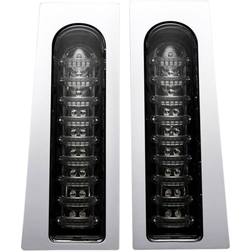 CUSTOM DYNAMICS 14-19 FLHT PROBEAM FILLERZ S/B LED LIGHT  SMK/CHR PR PB-FILL-S-C