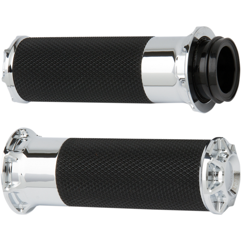ARLEN NESS BEVELED FUSION GRIPS CABLE CHROME 07-330