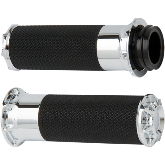 ARLEN NESS BEVELED FUSION GRIPS CABLE CHROME 07-330