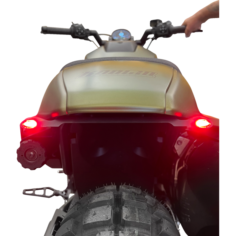KODLIN ELYPSE 3-1 LED REAR LIGHTBAR FOR SPORTSTER S MODELS BLACK K68499