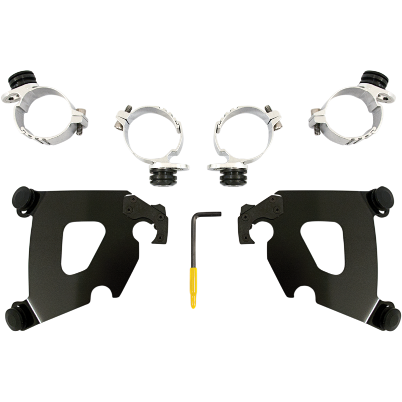 MEMPHIS SHADES HD FXD MNT KIT CAFE BLACK MEB1994