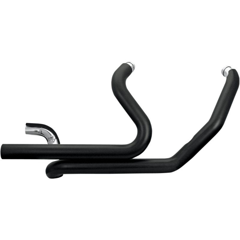 S&S CYCLE 09-16 FLHT BLK POWER TRUE DUAL H/PIPE 550-0143B