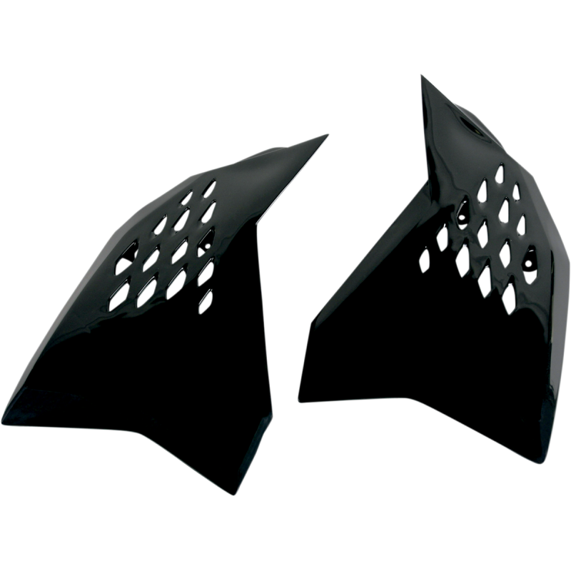 UFO SX/SXF 07-08 EXC 08 RAD COVERS BLACK KT03095-001