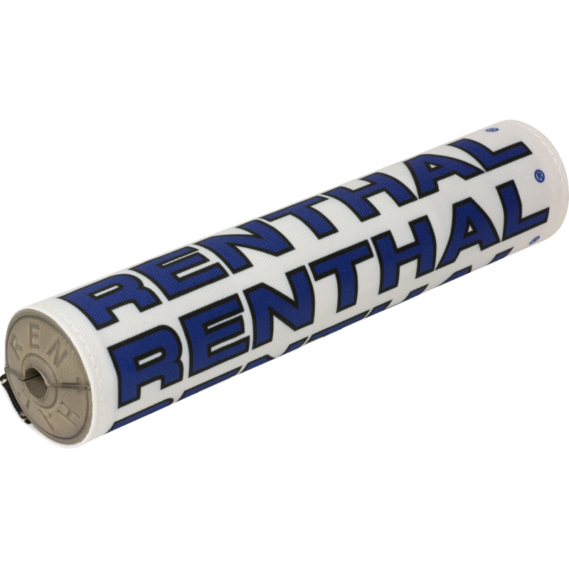 RENTHAL RENTHAL VINTAGE CLOTH SX BAR PAD WH/BK/BU GREY FOAM 10" P350 P350