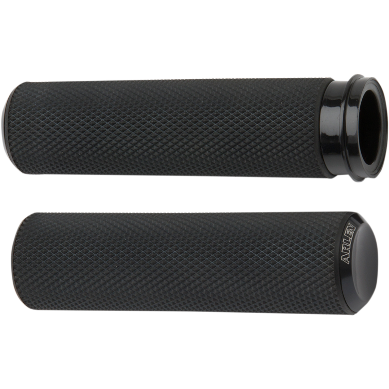 ARLEN NESS GRIPS KNURLED RUBBER FBW BLK 07-327