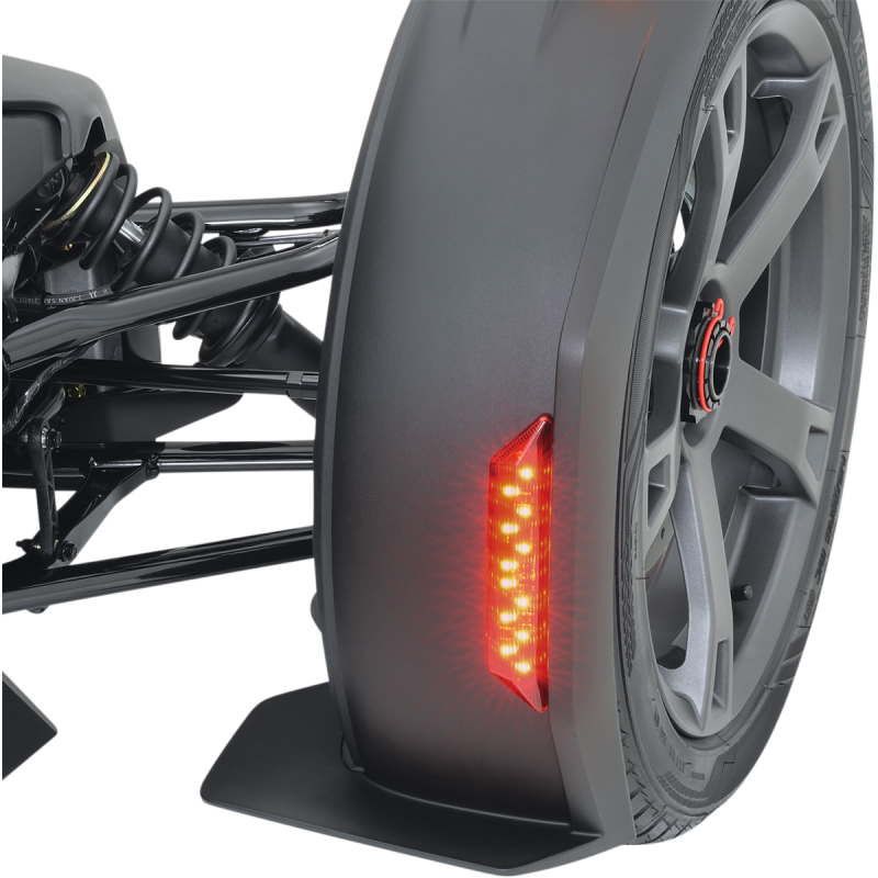 SHOW CHROME REAR FRONT FENDER MARKER LED PR 41-202