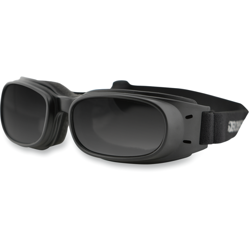 BOBSTER PISTON GOGGLE BLACK FRAME SMOKE LENS BPIS01