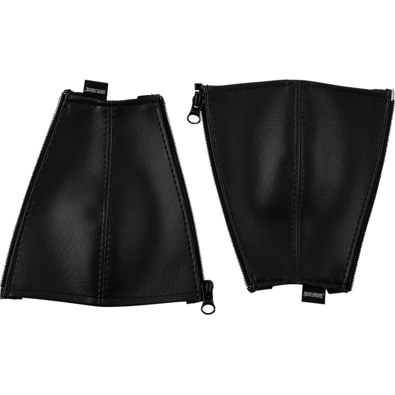 SHOW CHROME SEAT BELT COVERS BLACK H44-5BK