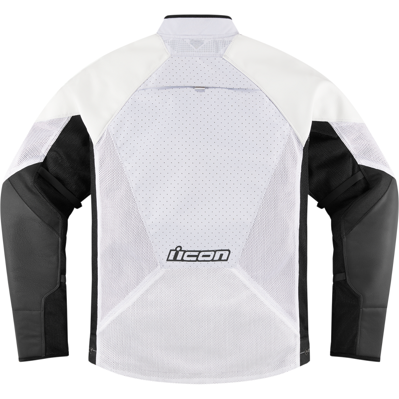 ICON MESH AF CE LEATHER JKT WH XL 2810-3905