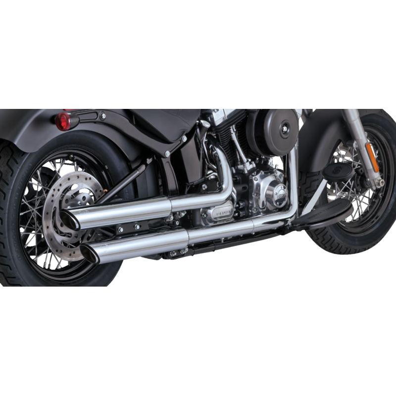 VANCE & HINES MUFFLERS 3"CHR TW SLASH 7-17 SOFTAIL 16341