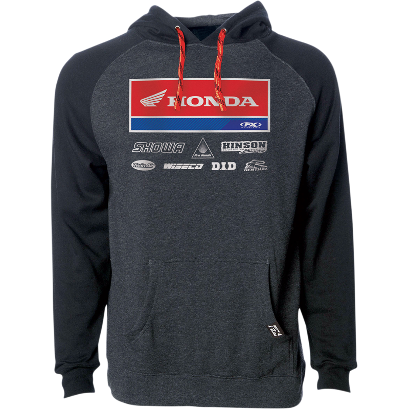 FACTORY EFFEX-APPAREL HOODY HON RACE21 CH/BK LG 24-88324