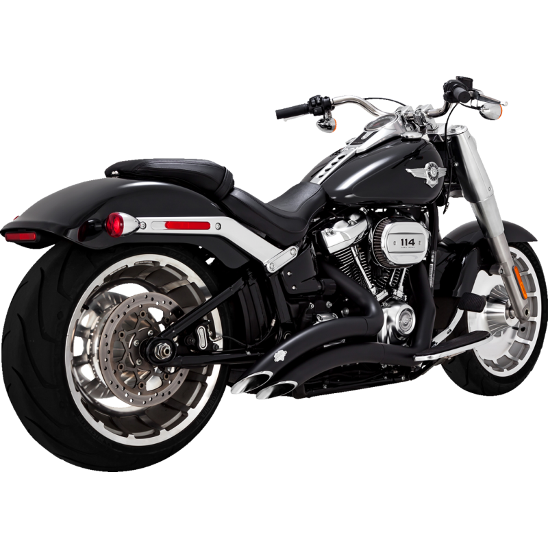 VANCE & HINES EXHAUST BIG RADIUS BLK PCX 18+ FB 46375