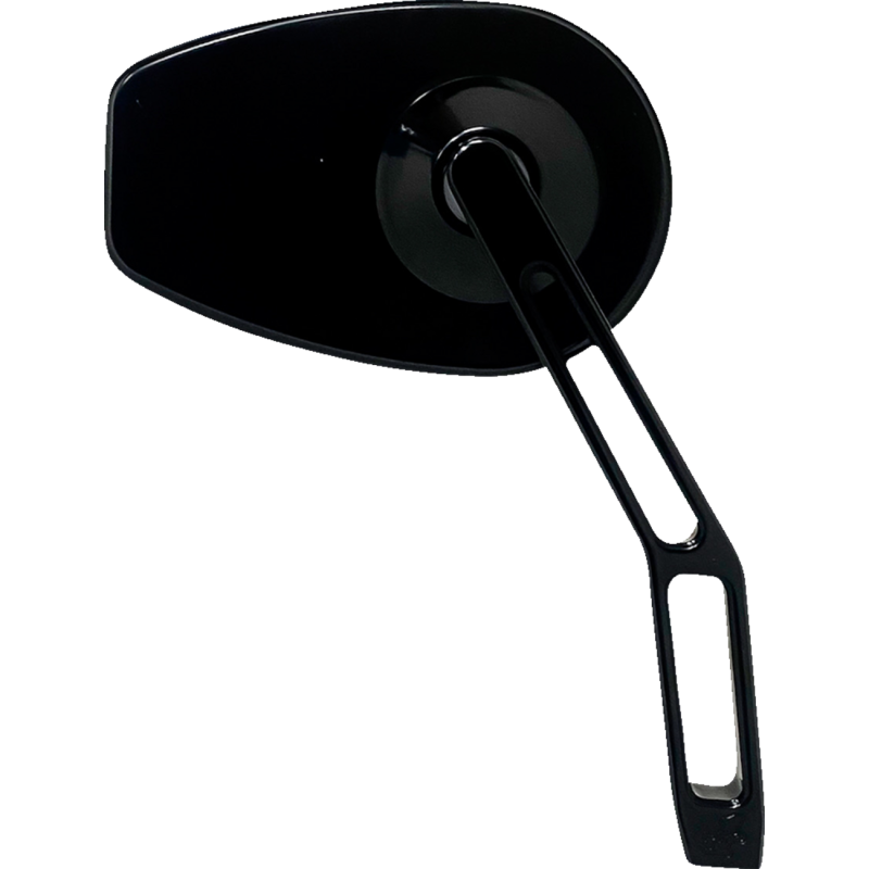 PRO-ONE PERF.MFG. MIRROR, MICRO OEM, V2 CUT OUT STEM, RIGHT, BLACK 102110B