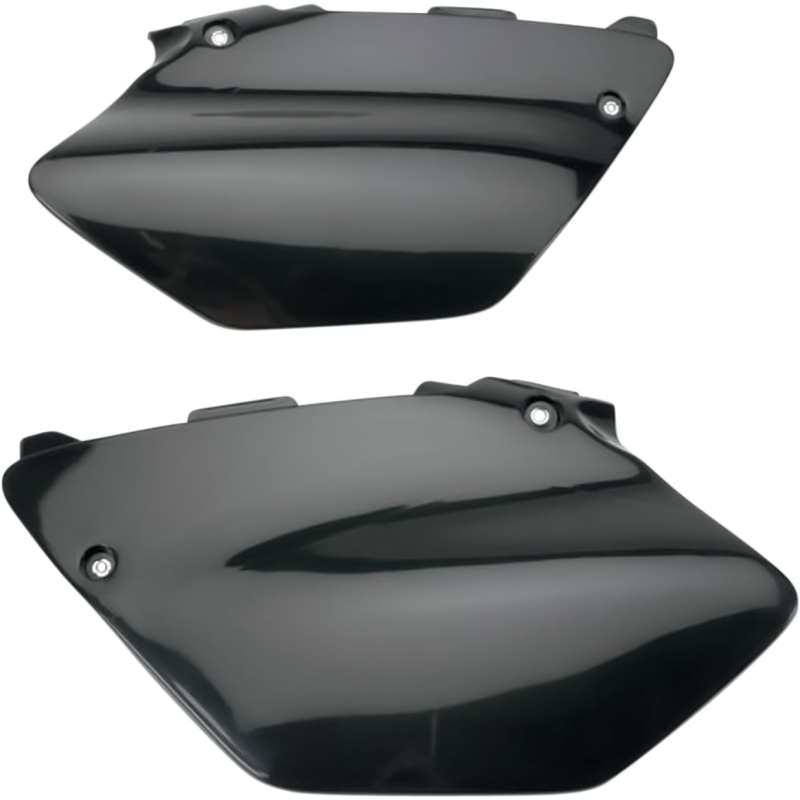 UFO YZ125/250 02-05 SIDE PANELS BLACK YA03847-001