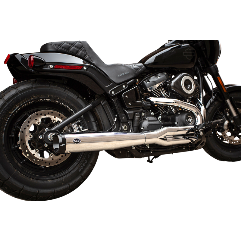 S&S CYCLE EXHAUST 2-1 CH/BL 50 M8ST 550-0791B