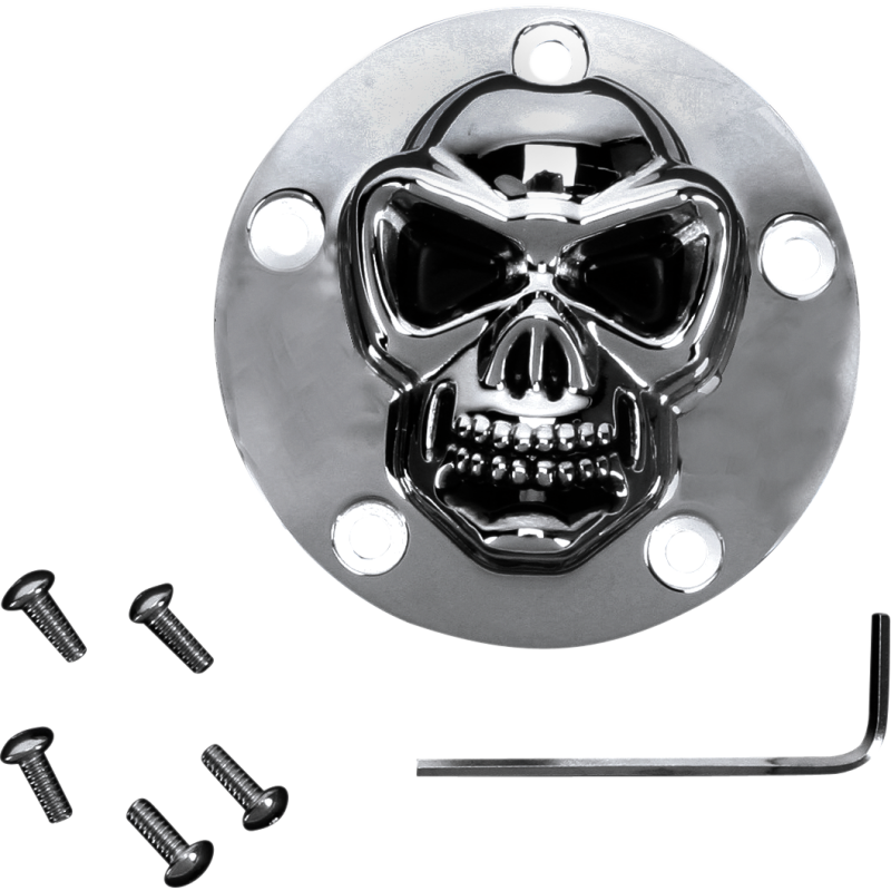 DRAG SPECIALTIES 99-17 T/CAM SKULL POINTS COVER (EA) 1902-0181