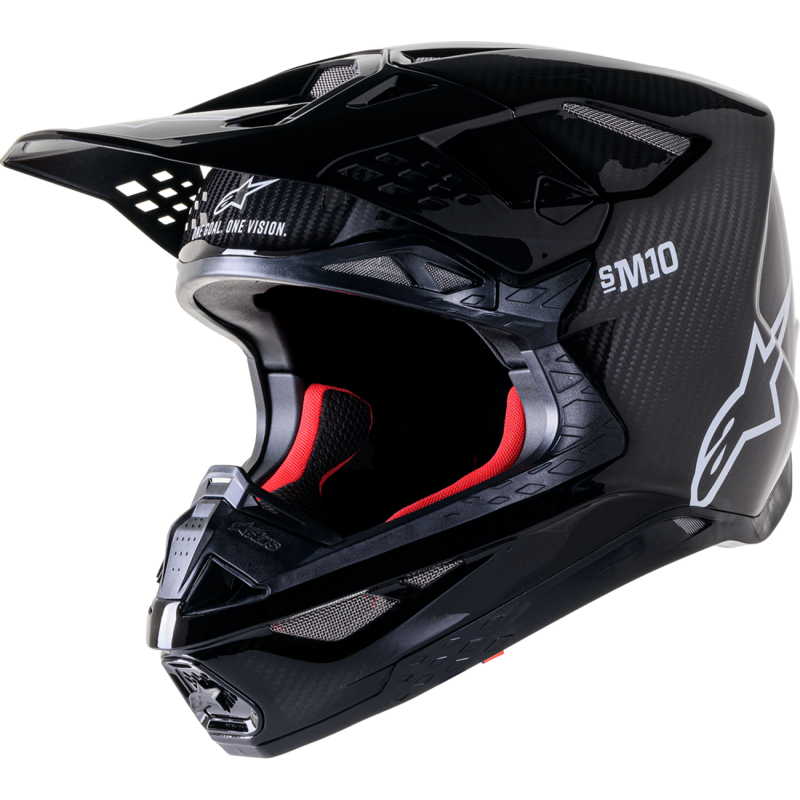 ALPINESTARS HELMET SM10 SOLID CARB L 8300123-1188-L