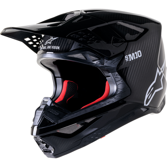 ALPINESTARS HELMET SM10 SOLID CARB L 8300123-1188-L