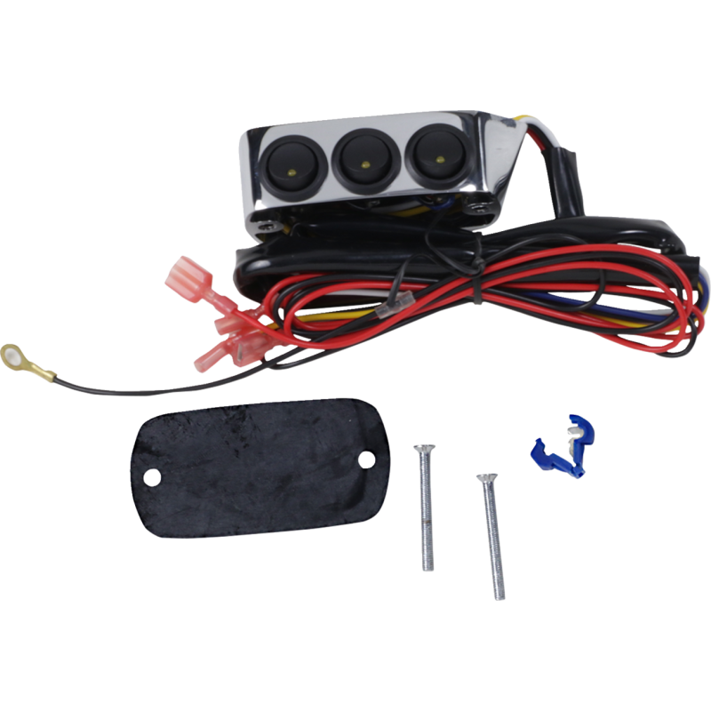 SHOW CHROME BRAKE SWITCH BLOCK ILLUM SET 52-605A