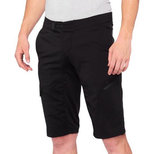 100% RIDECAMP SHORTS BLACK 36 40029-00004