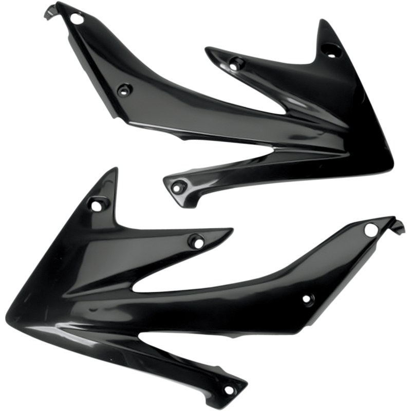 UFO CRF450R 05-08 RAD COVERS BLACK HO03655-001
