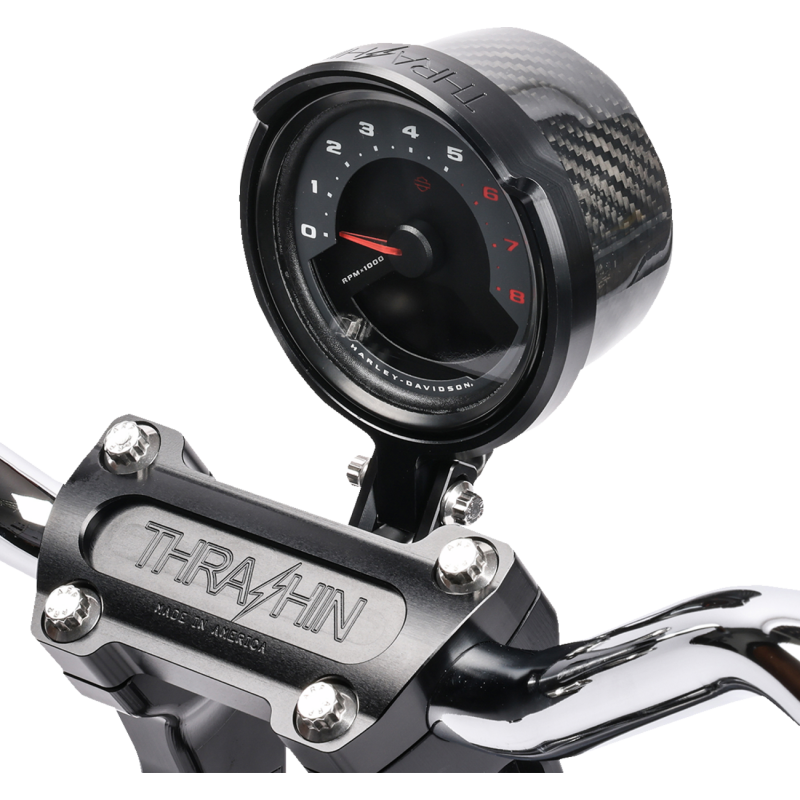 THRASHIN SUPPLY CO. GAUGE RELOC KT FXLRS BLK TSC-2710-1