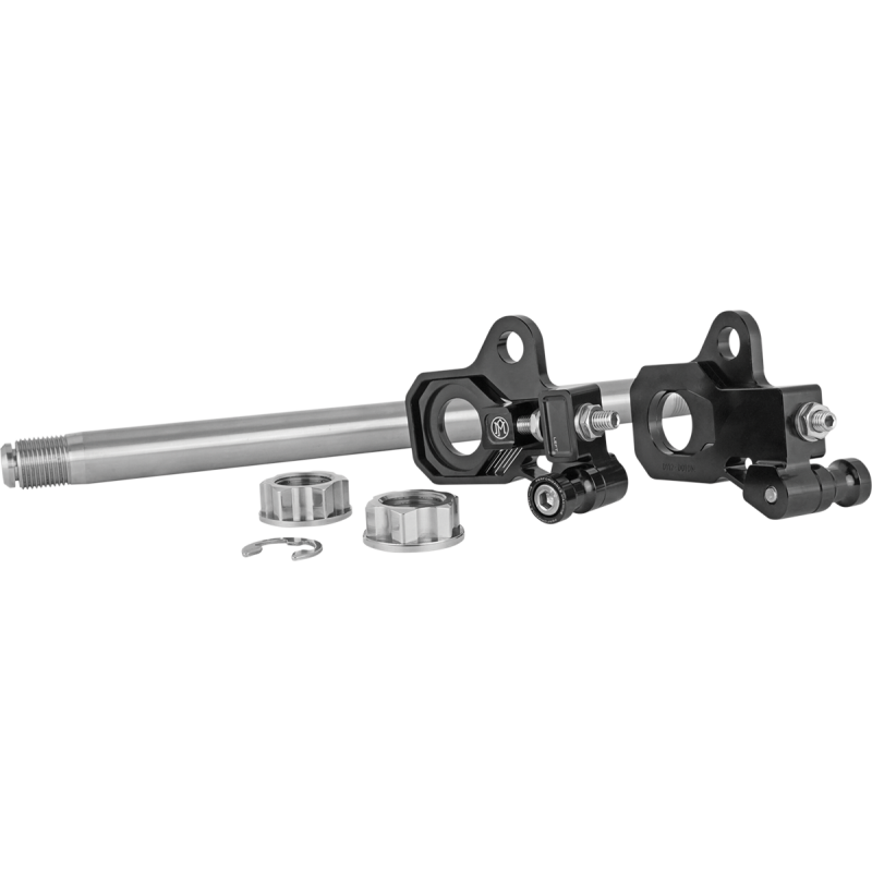PERFORMANCE MACHINE AXLE ADJUSTER KIT BLK 0117-0028M-B