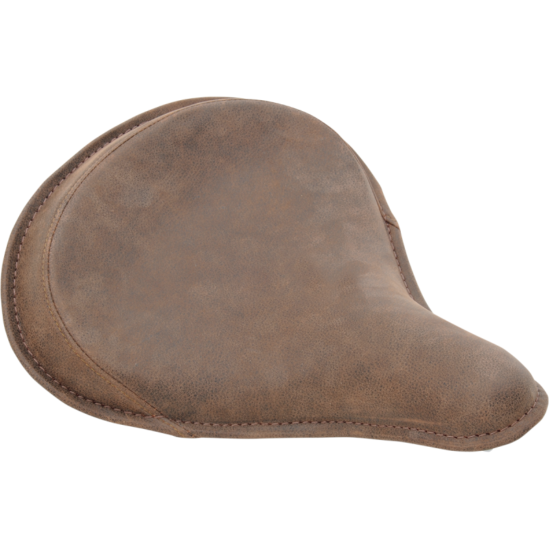 DRAG SPECIALTIES LARGE DISTRESS BRWN SOLO SEAT 0806-0050