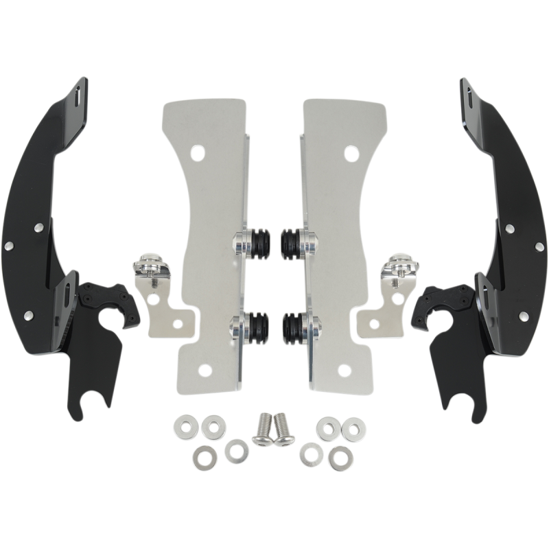 MEMPHIS SHADES METRIC XV1600/1700 BATWING MOUNT KIT BLK MEM8998