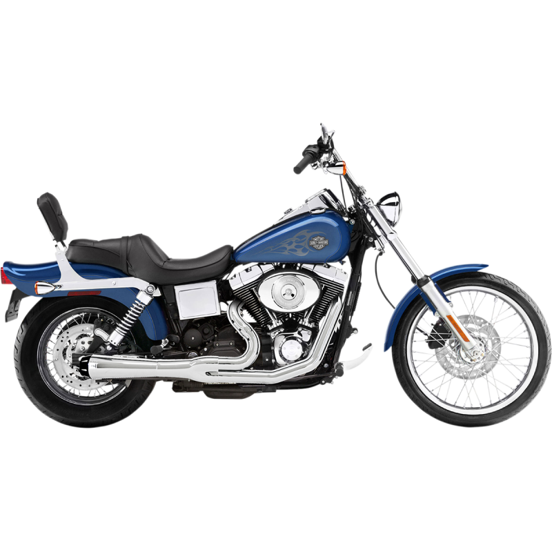 BASSANI XHAUST 91-05 FXD FS 2:1 R RAGE SHRT CHROME 13312R