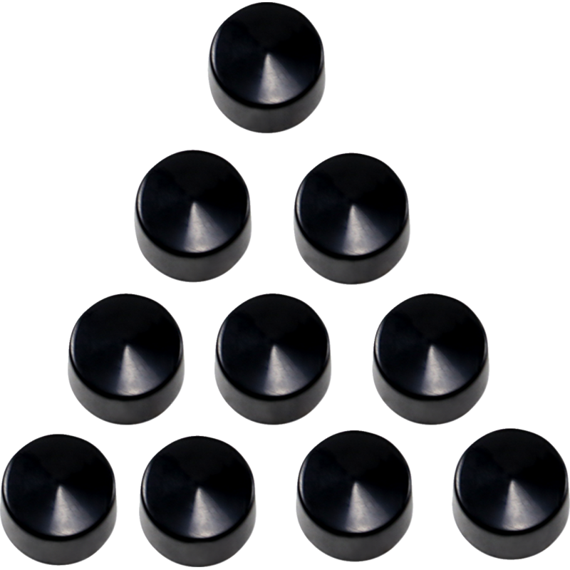 DRAG SPECIALTIES COVER BOLT 3/8 SKT ALN BK 352085