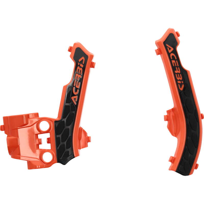 ACERBIS FRAME GUARDS-ORG/BLK-X-GRIP GASGAS MC50:21-23, MC-E5:21-23, 2979615225