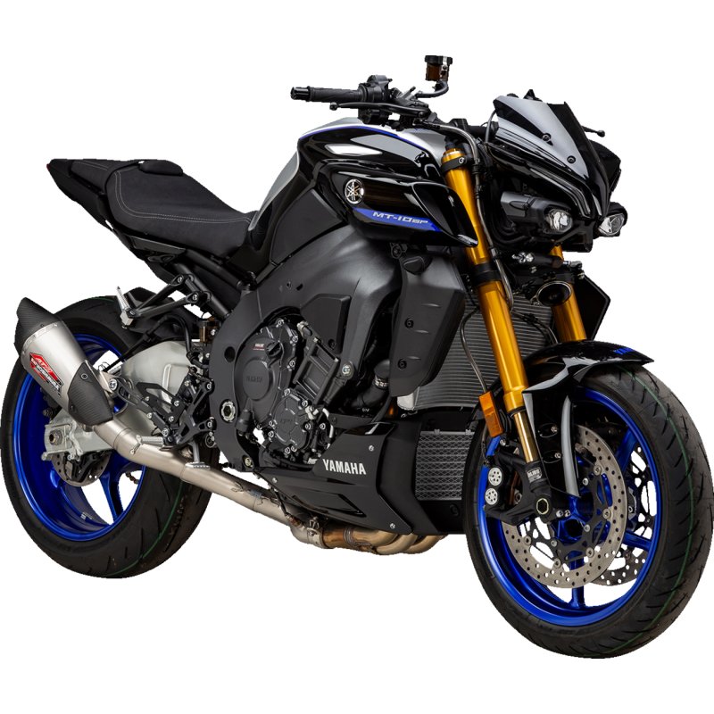 YOSHIMURA 22-24 MT-10 AT2 RACE 3/4 SYSTEM SS/SS/CF WF 13101CP520
