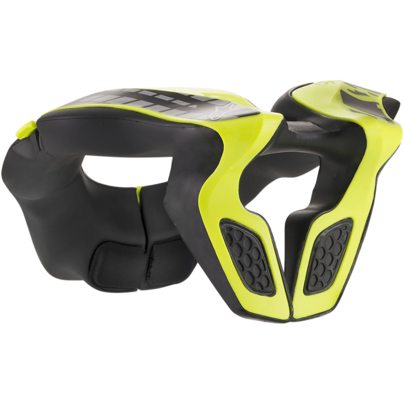ALPINESTARS NECK SUPPORT (YOUTH)BLK/YEL 6540118-155-O/S