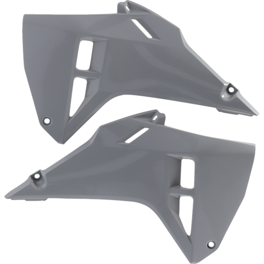 ACERBIS RADIATOR SHROUD- CRF250R/RX, CRF450R/RX:25 GRAY 2986000011