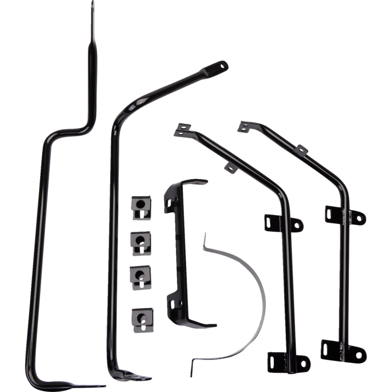 CYCLE VISIONS 06-17 FXD BLK BGGERTAIL S/BAG MOUNTS CV-7400B