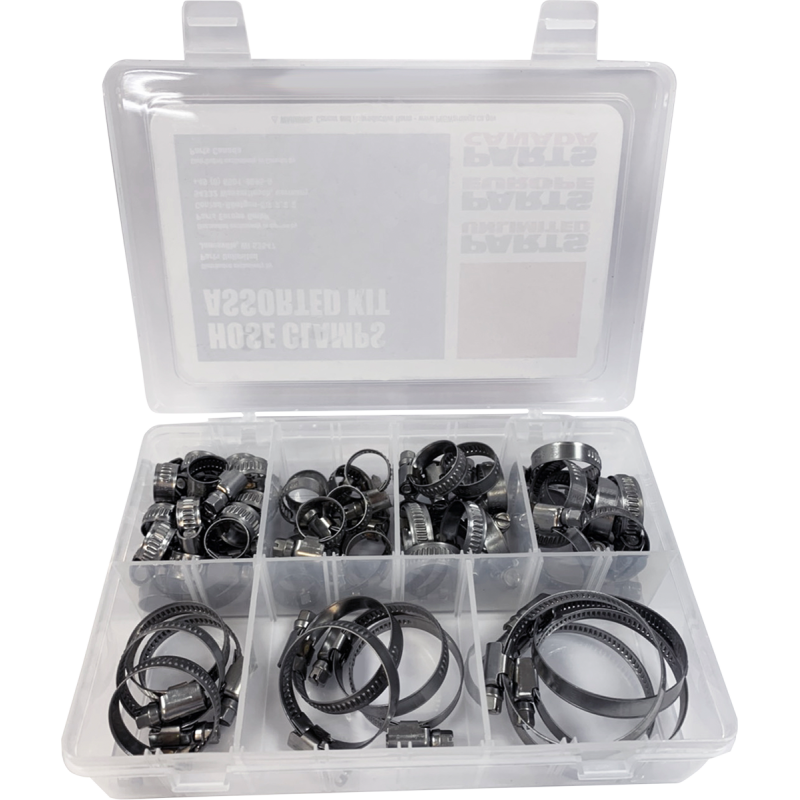 PARTS UNLIMITED HOSE CLAMP ASST KIT 60PCS T03-6242K