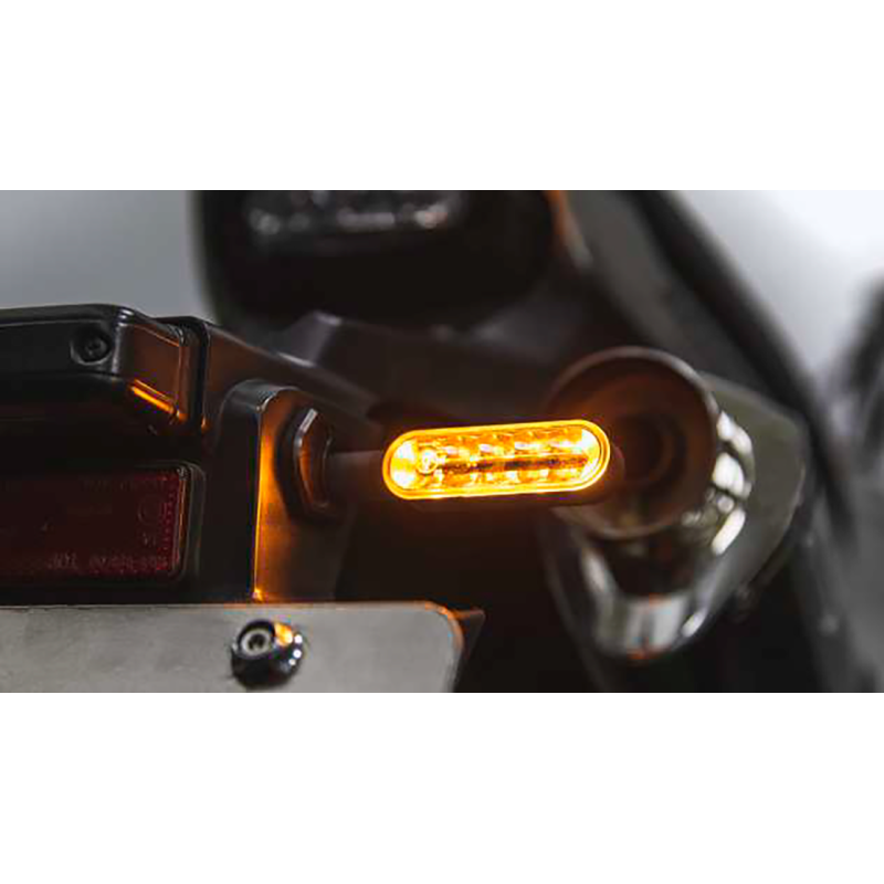 KOSO NORTH AMERICA CYCLONE SEQUENTIAL LED TURN SIGNAL AMBER HE049101
