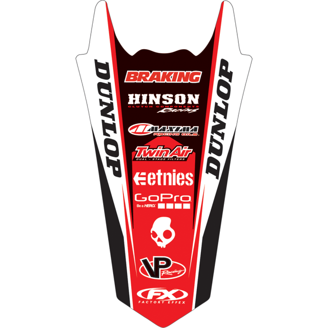 FACTORY EFFEX REAR FENDER HONDA CRF250 25, CRF450 25 28-32334