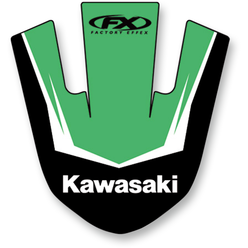 FACTORY EFFEX 16- KX450F FRONT FENDER DECAL KIT (16) 19-30128